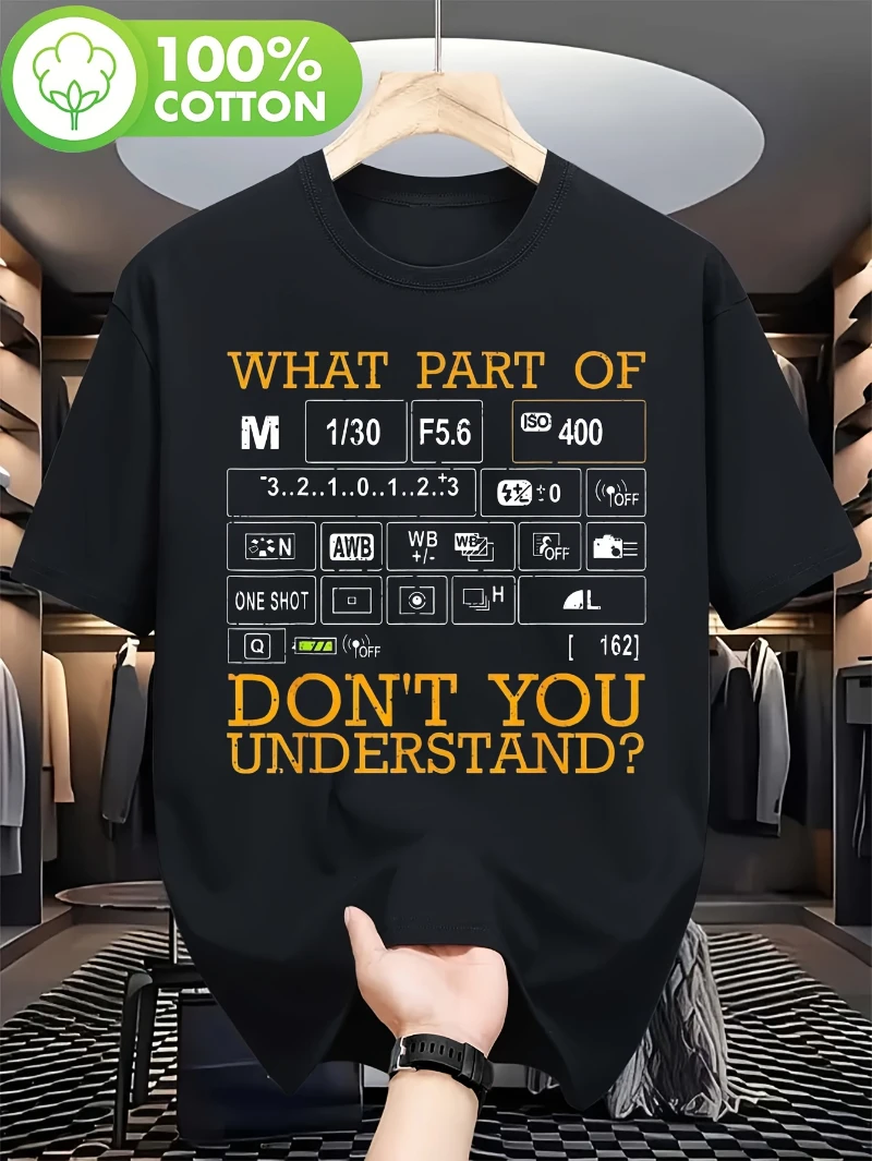 Photography Icon Set - T-shirt divertente a tema fotografico con
