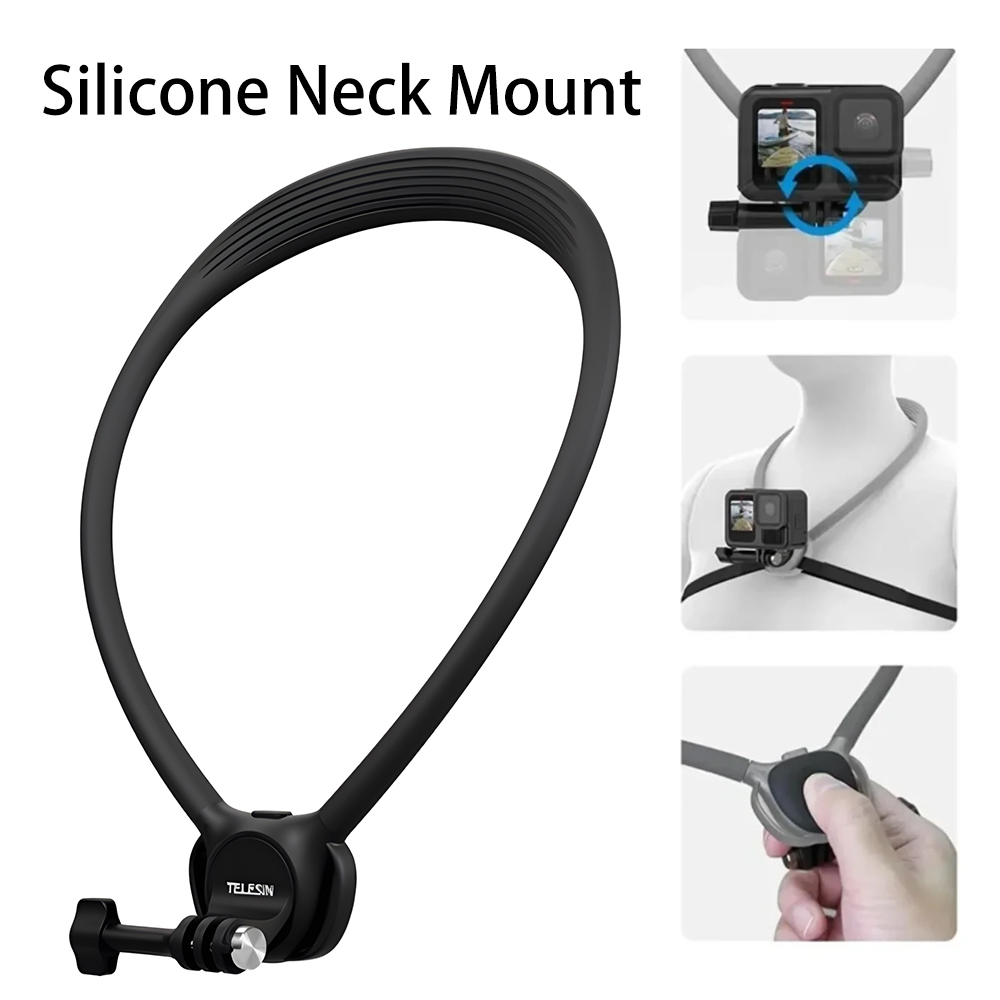 Insta360 Camera Go 3 - Supporto per collo in silicone morbido