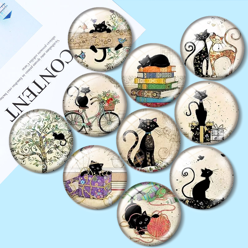 Photography Course - Pittura con i numeri Gatto, cabochon