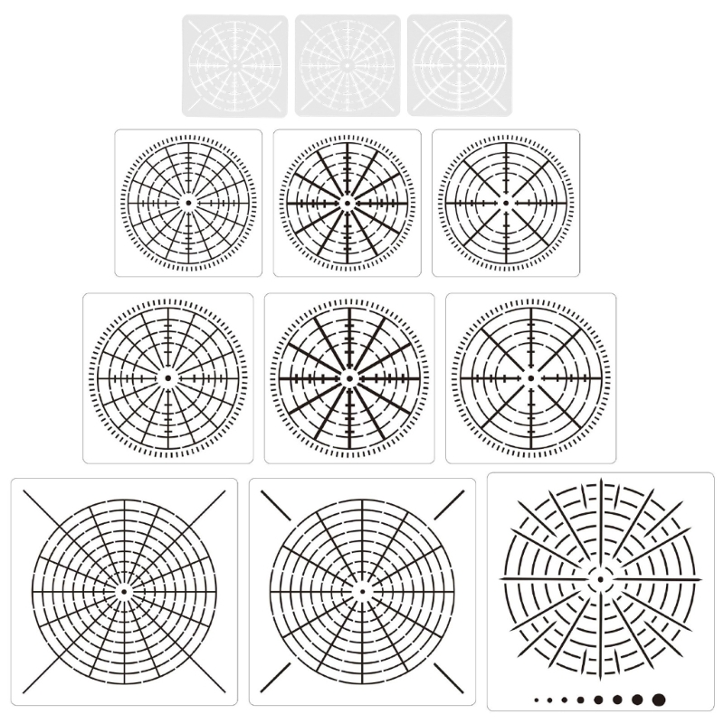 Photography Geometry - Strumento pittura a punta geometrica f92B