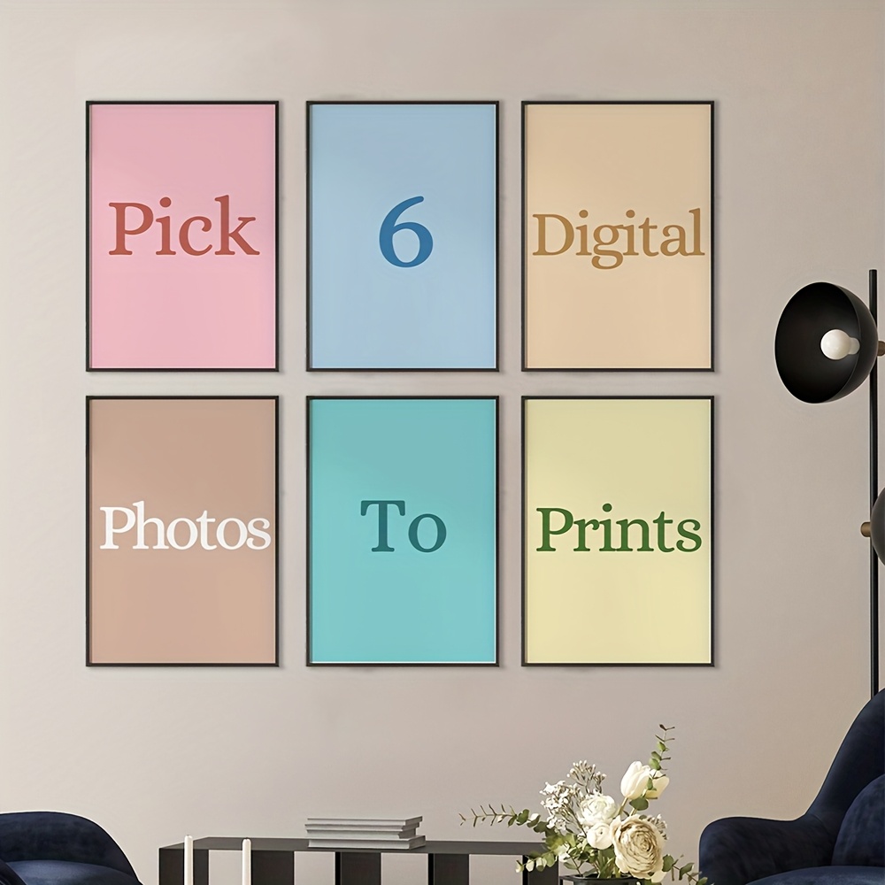 Photography Course - Set di 6 Stampe Personalizzate su