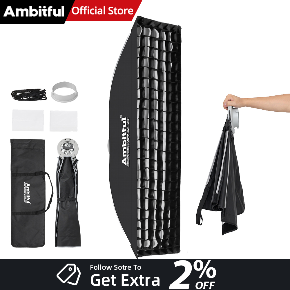 Photography Grid - AMBITFUL Q7-II 30*120cm Softbox a Striscia