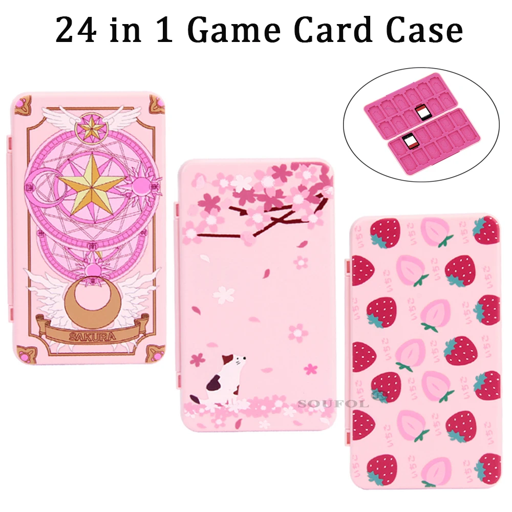 Memory Card Case - 24 in 1 carino custodia magnetica