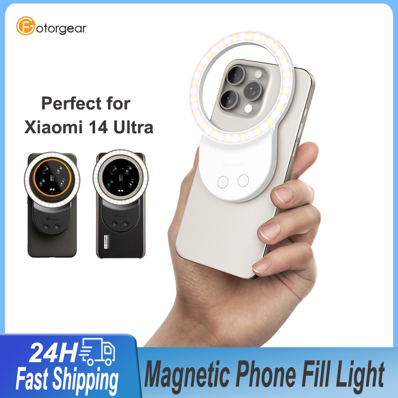 Photography Xiaomi 14 Ultra - Fotorgear Luce di riempimento magnetica per