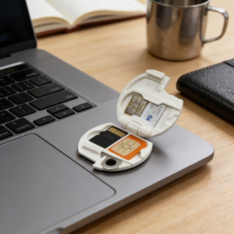 Porta schede SIM e TF stampato - Memory Card Case recensione e prezzo