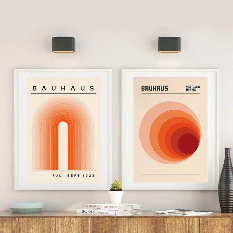 Arancione Bauhaus Stampe d'art - Photography Geometry recensione e prezzo