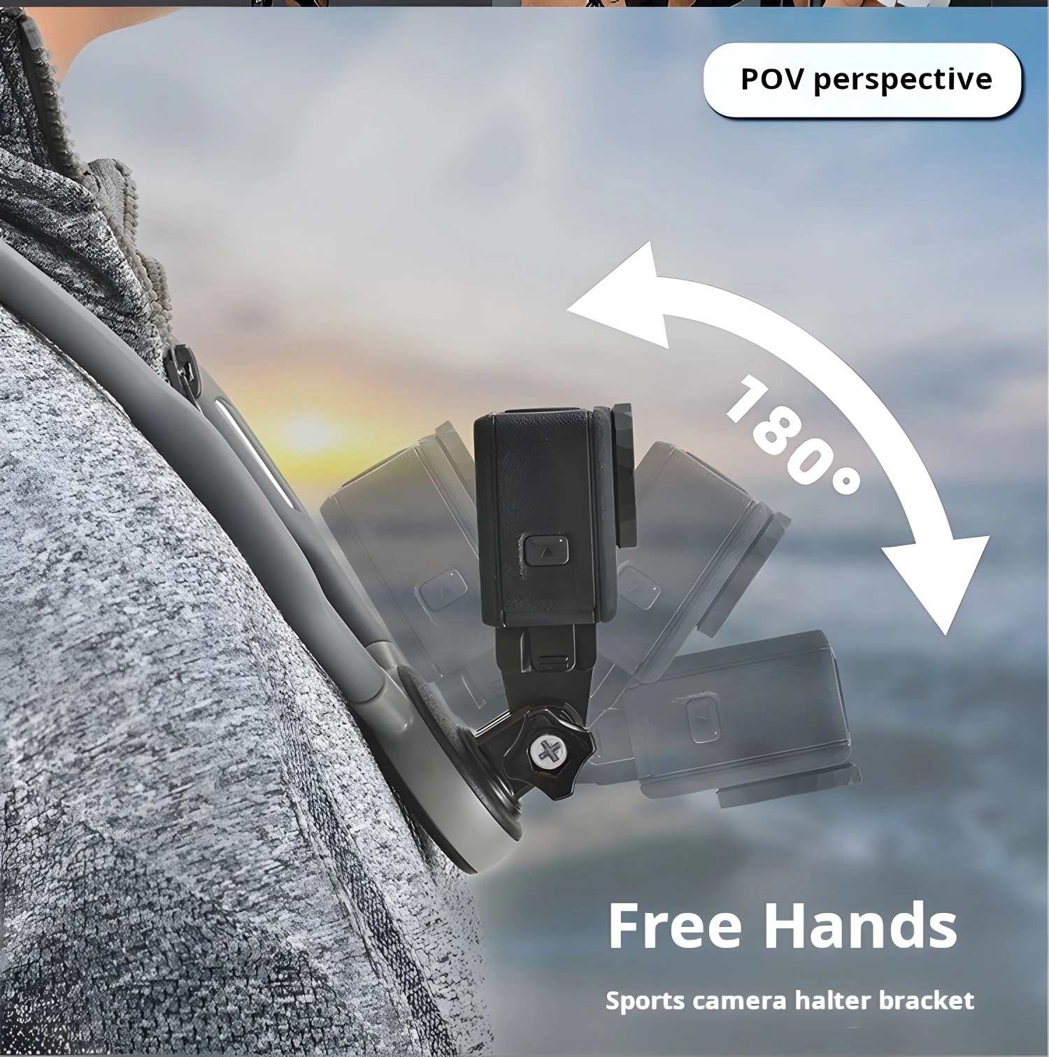 Supporto per collo in silicone - Insta360 Camera Go 3 recensione e prezzo
