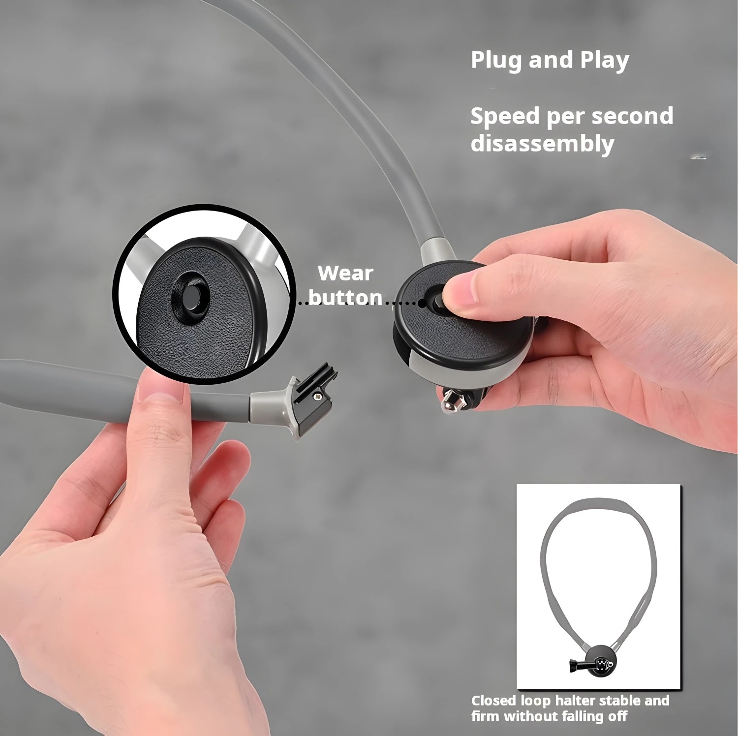 Supporto per collo in silicone - Insta360 Camera Go 3 recensione e prezzo