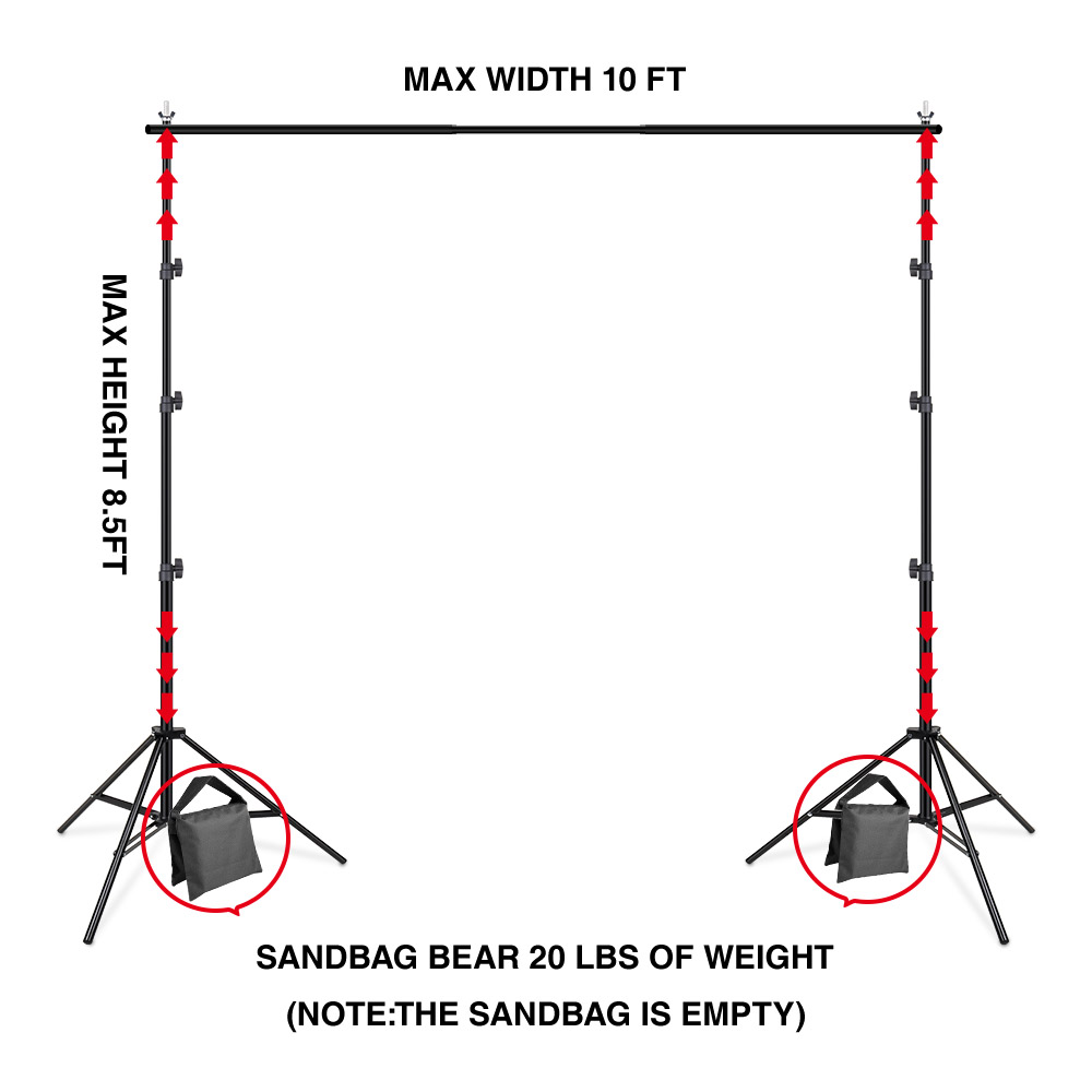 Fondale Stand Video Photo Vide - Photography Hacks recensione e prezzo