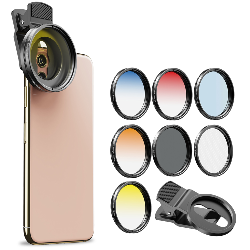 APEXEL Kit di filtri graduati  - Photography Yellow Filter recensione e prezzo