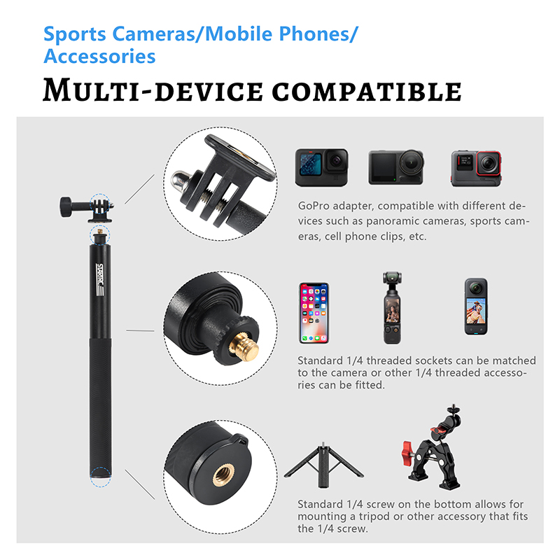 Selfie Stick 1.32m Bastone di  - Insta360 Camera Go 3 recensione e prezzo