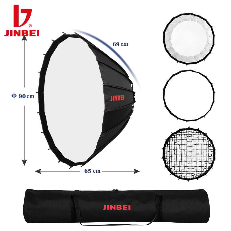 JINBEI Softbox Parabolico Rifl - Photography Grid recensione e prezzo