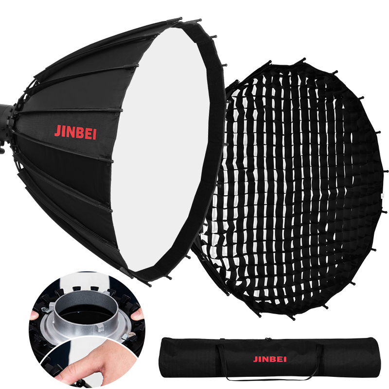 JINBEI Softbox Parabolico Rifl - Photography Grid recensione e prezzo